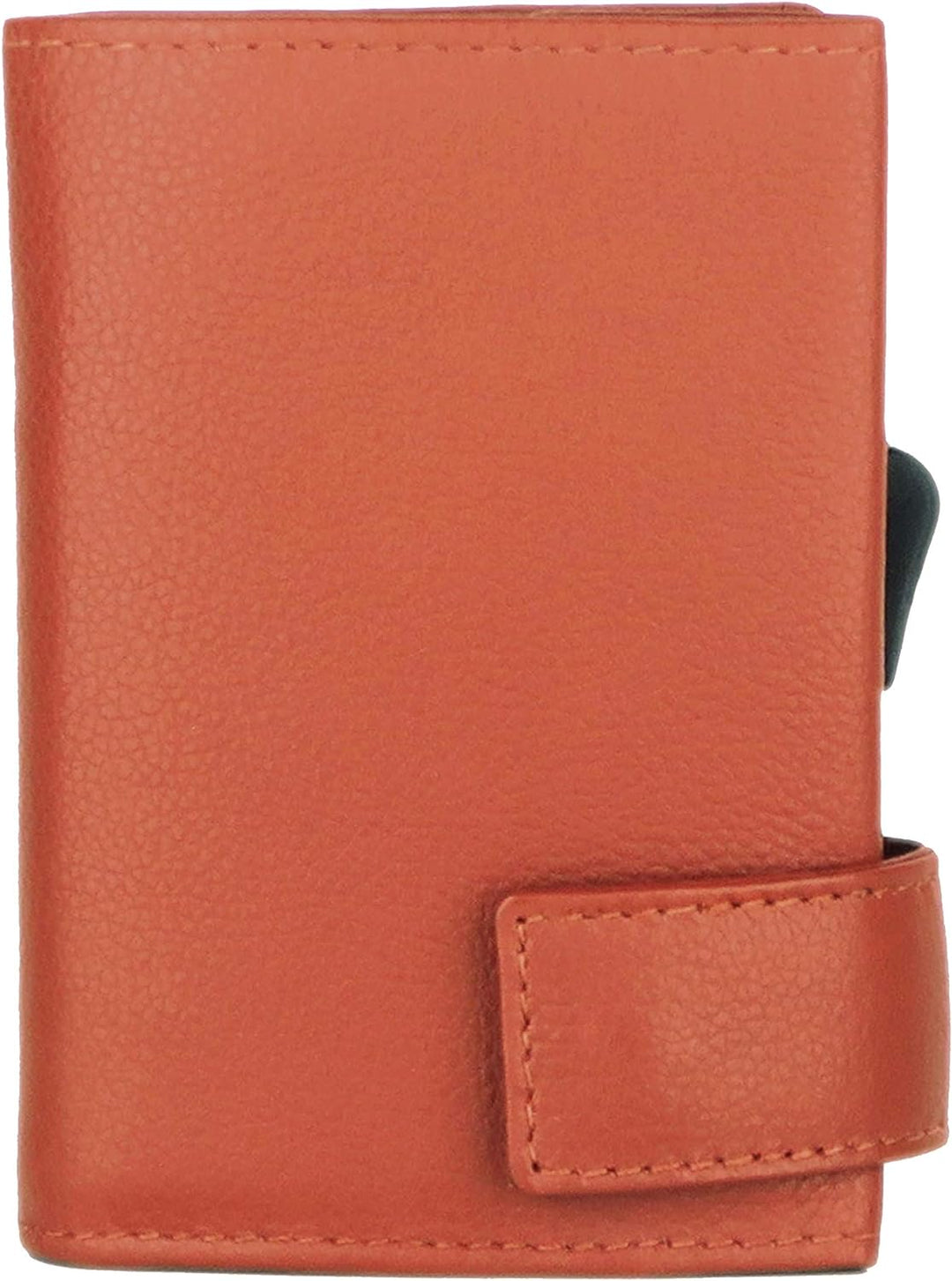 SecWal Kartenetui mit Münzfach Reissverschluss (Orange), Orange