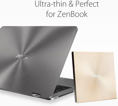 Asus ZenDrive U9M externer DVD-Brenner (für Apple MacBook & Windows PCs/Notebooks, inkl. USB-C Kabel