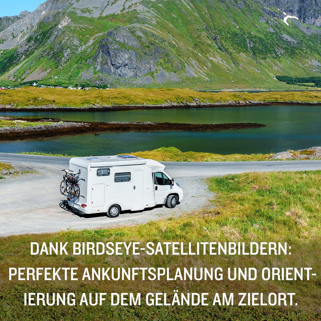 Garmin Camper - Navigationsgerät mit 7“ (17,8 cm) Display für Wohnmobile/Wohnwagen, vorinstallierten
