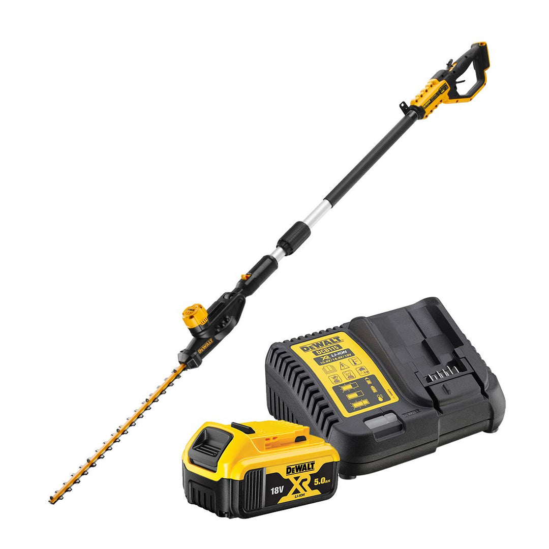 DEWALT Cortasetos de pÚrtiga XR 18V con 1, Multicolor, Avec batterie Avec batterie Einzigartig, Avec