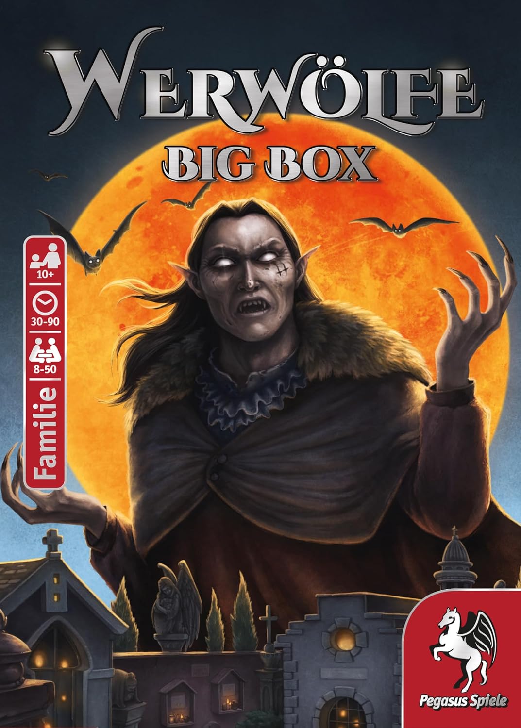 Werwölfe Big Box, 13 cm x 6.5 cm x 18.5 cm, Schwarz