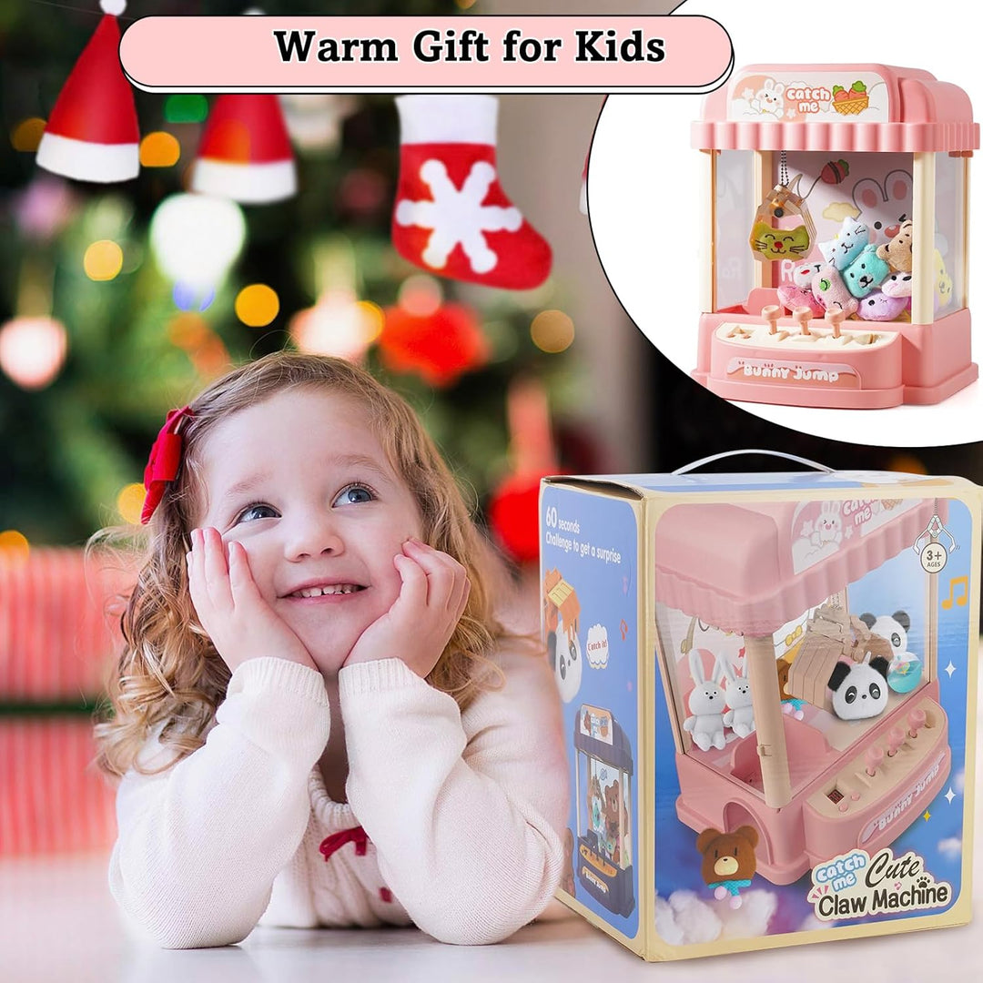 HOMCENT Klauenmaschine für Kinder, Mini Klauenmaschine mit Münze, Plüschtiere und Gashapons, Greifau