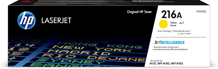 HP 216A (W2412A) Gelb Original Toner für HP Color LaserJet Pro M183 / M182 Yellow, Yellow