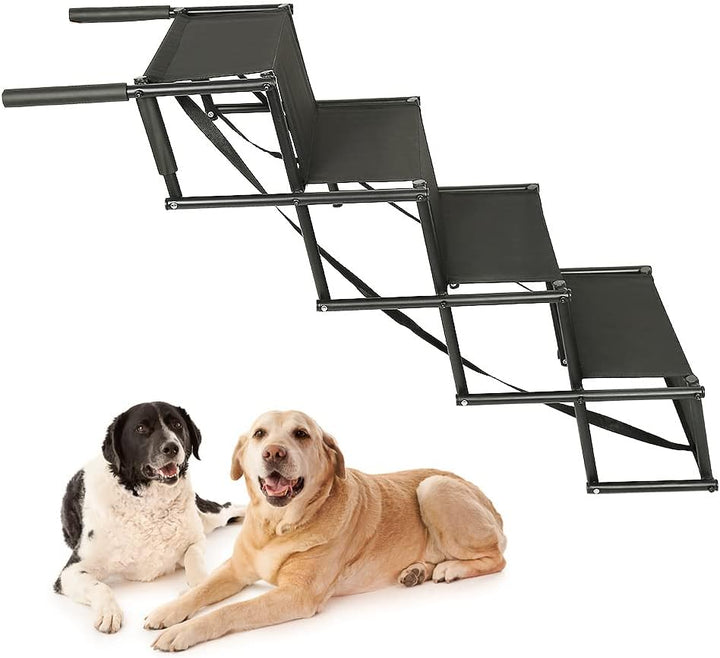 Hunderampe,Haustiertreppe,Hundetreppe Auto Klappbar,Hundetreppe für kleine und Grosse Hunde,Gelenksc