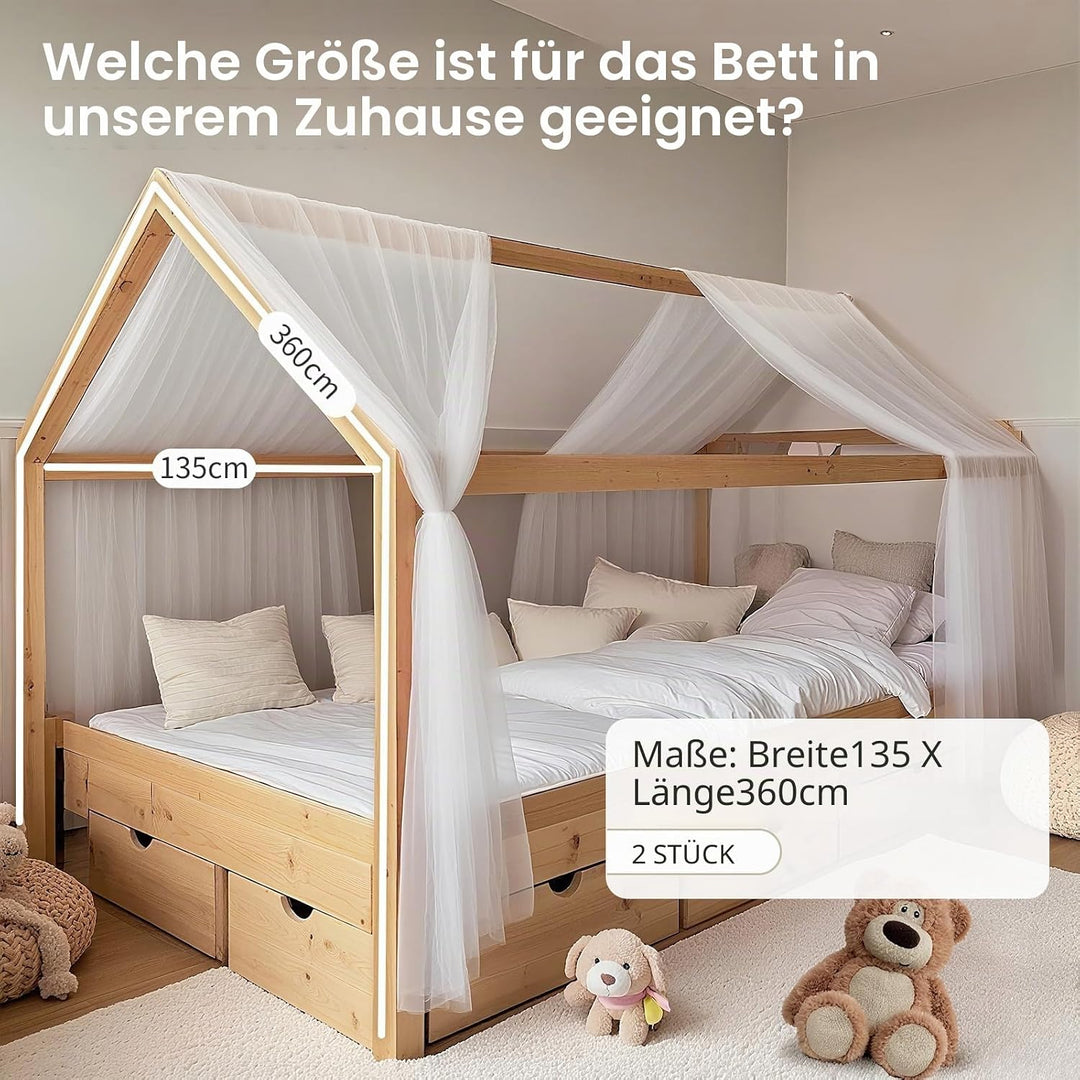 2 Stück Haus-Bettwäsche-Set, Bettdecke für die Heimbett-Dekoration, Bettdecke Haus-Dekoration für Ju