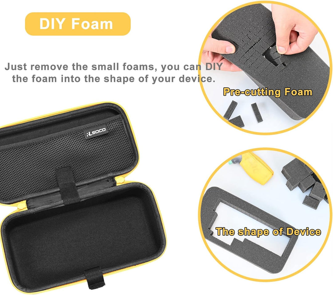 RLSOCO Tasche für FLIR TG165-X / TG267 / TG275 Wärmebildkamera & für Fluke VT04A mit DIY-Schaum (nur