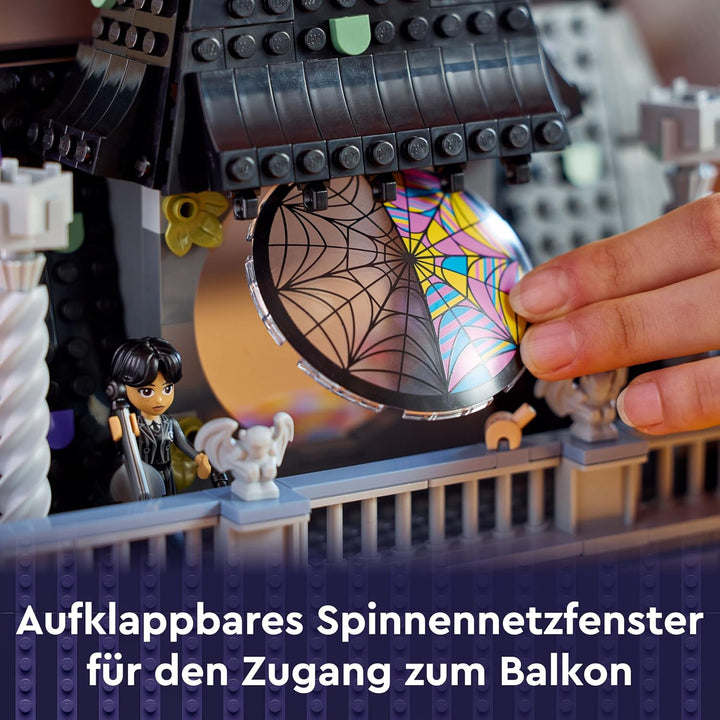 LEGO Wednesday: Wednesdays und Enids Zimmer im Studentenwohnheim, Nevermore Academy zum Sammeln und