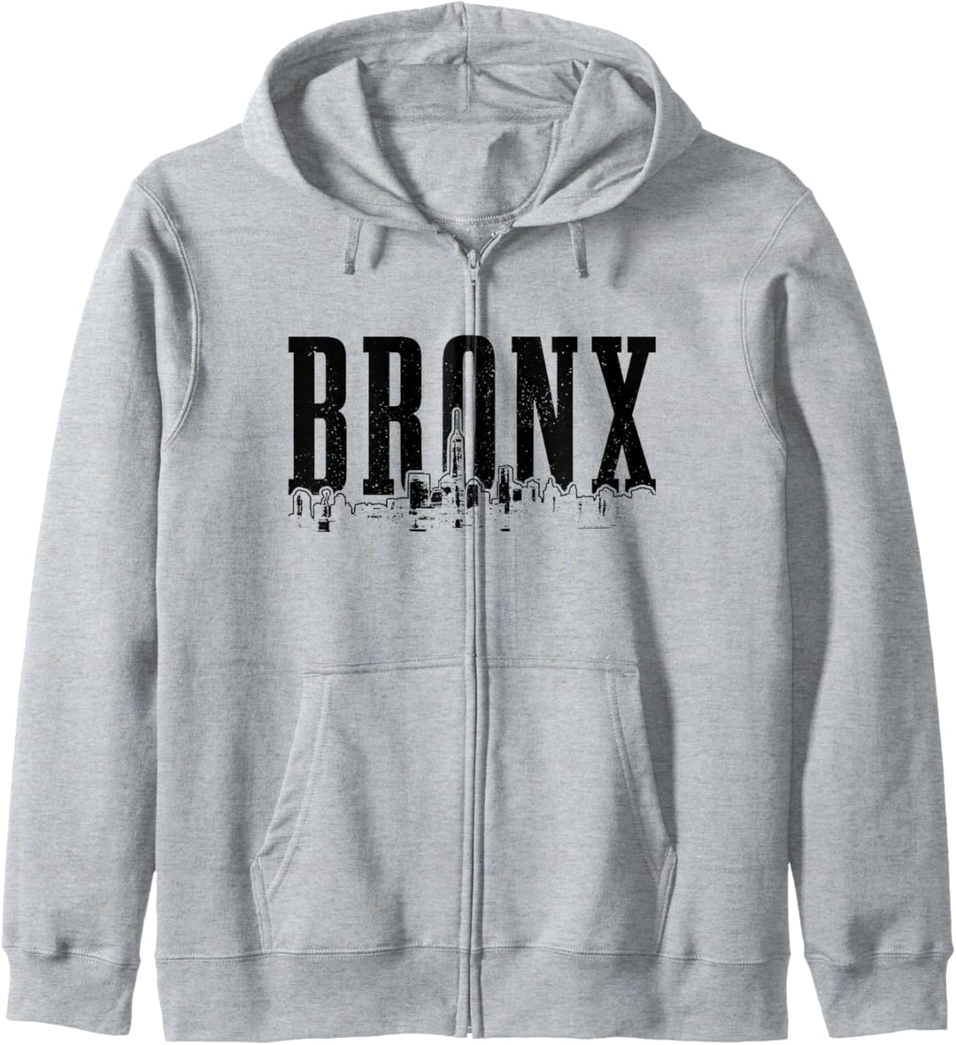 Bronx New York City Skyline NYC Jahrgang NY Kapuzenjacke