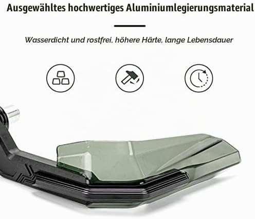 KIMISS Motorrad-Handschützer ， Powersports-Handschützer， 22mm Motorrad Handschutz Aluminiumlegierung