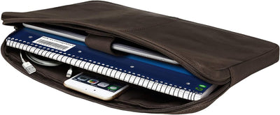 ROYALZ Ledertasche für Microsoft Surface Pro 7 und Pro 6 Tasche Leder Hülle 12,3 Zoll Vintage Lederh