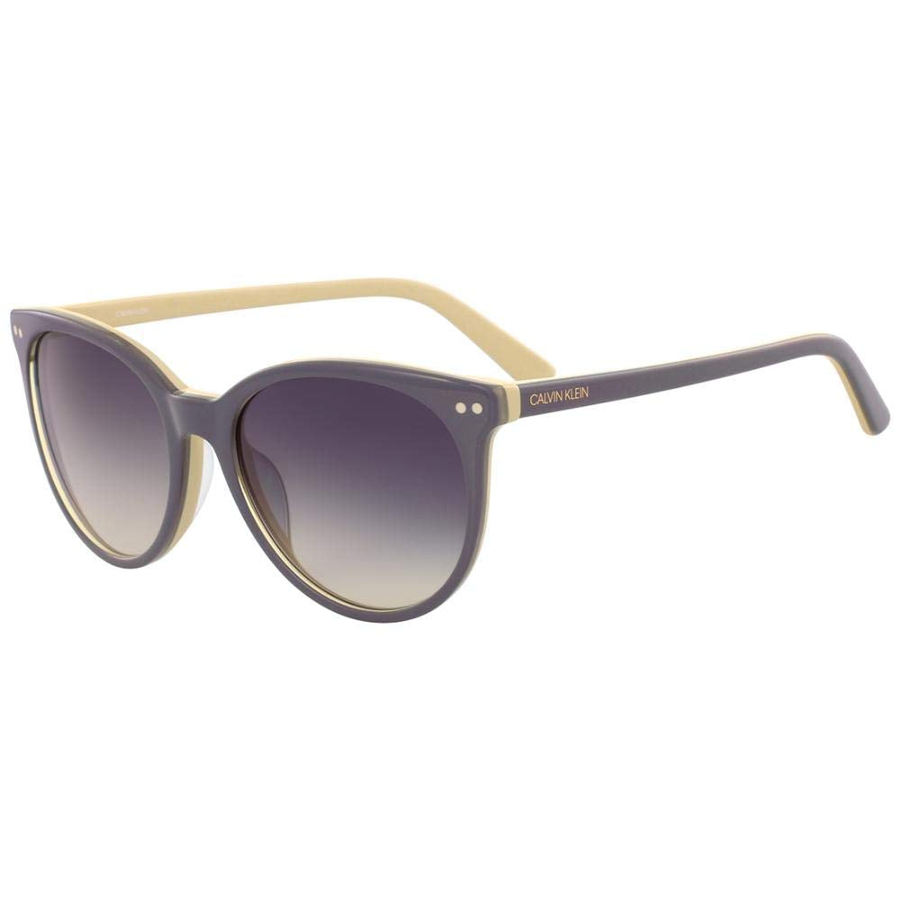 Calvin Klein Unisex CK18509S Sunglasses, 031 Slate/Yellow, 55
