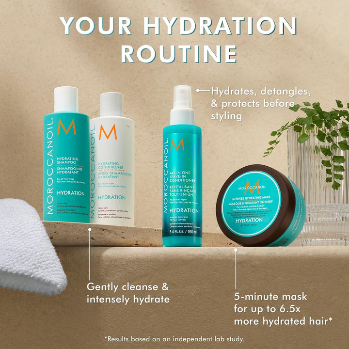 Moroccanoil Hydrating Conditioner für alle Haartypen, 250 ml + Feuchtigkeitsspendendes Shampoo, 250m