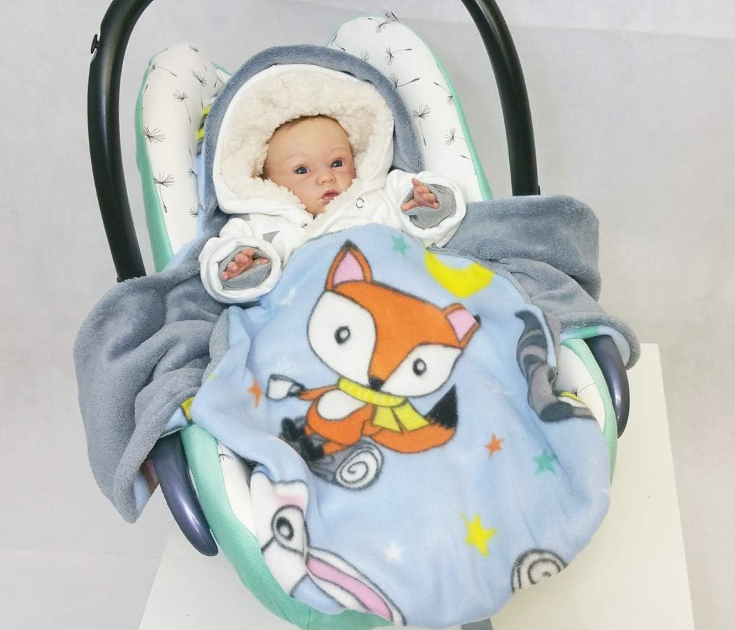 Atelier MiaMia - Einschlagdecke Baby Limitiert !! Einschlagdecke Babyschale (universal)