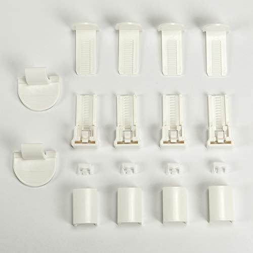 EXKLUSIV HEIMTEXTIL Plissee Verspannt mit Klemmträgern Silber-grau 100 x 140 cm, Silber-grau 100 x 1