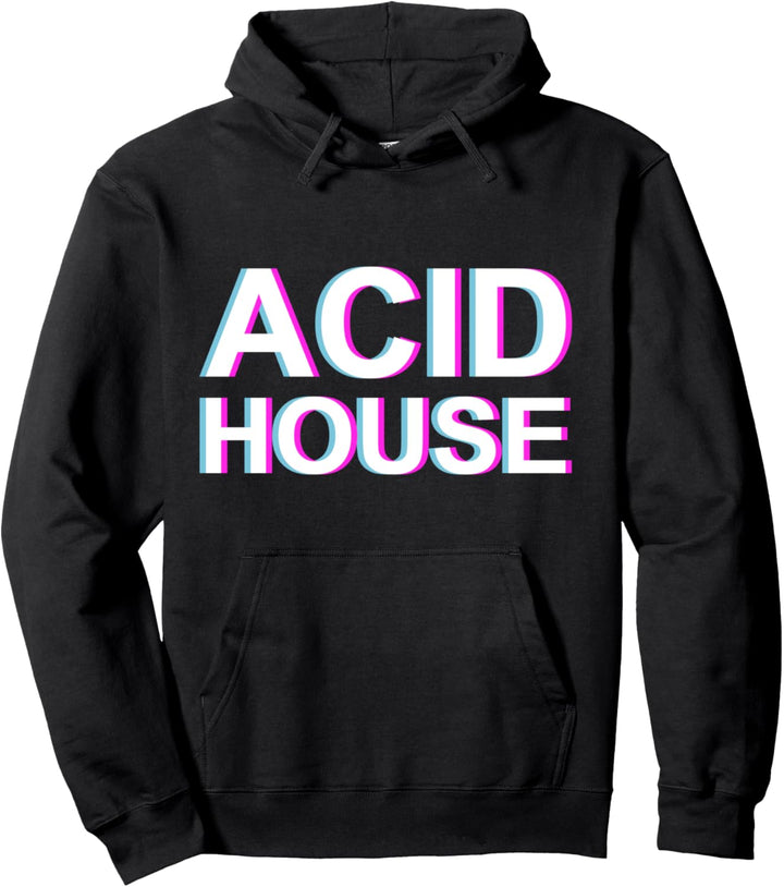 Acid House Musik Vaporwave Glitch EDM Lieber DJ Acid House Pullover Hoodie