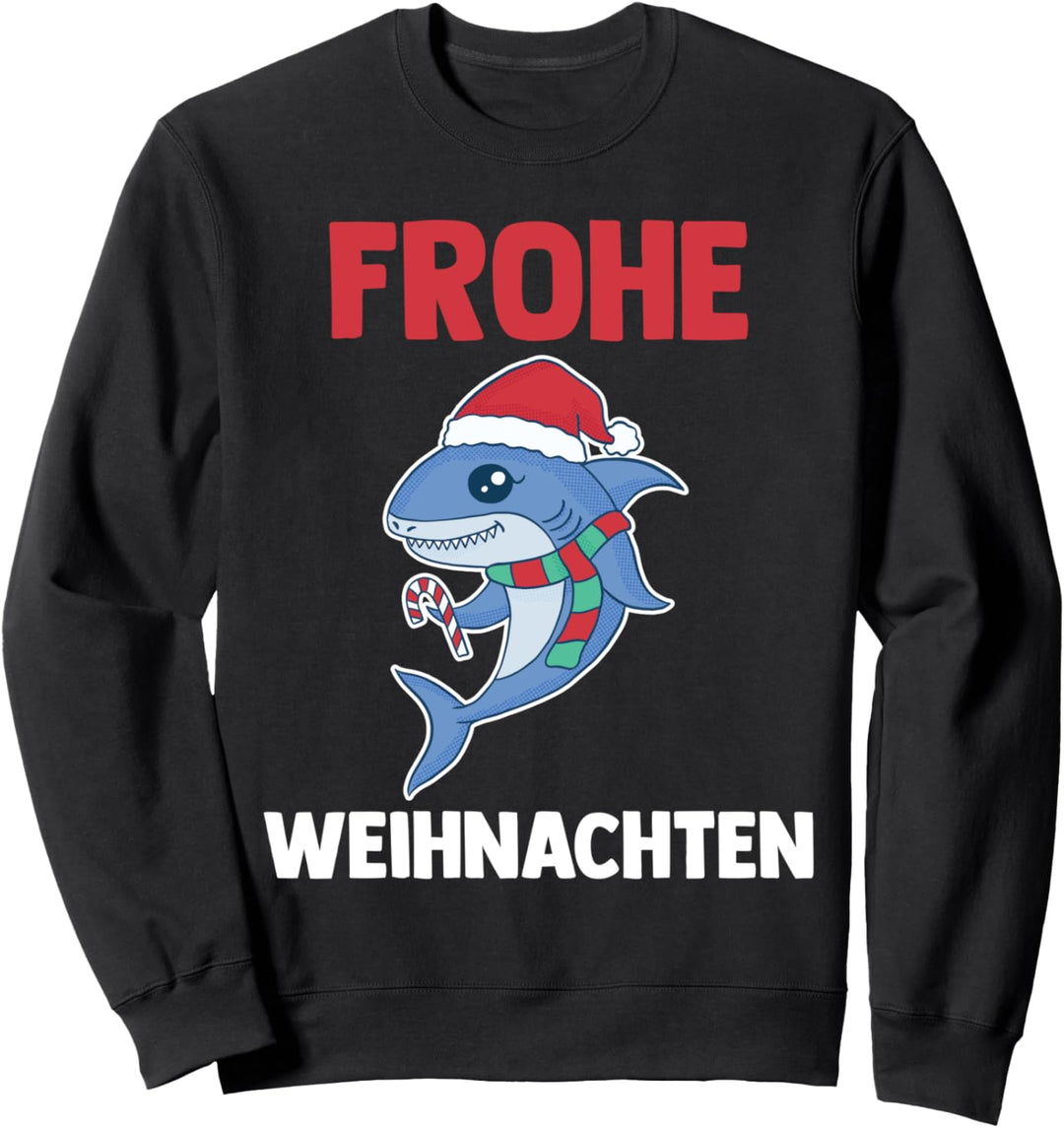 Weihnachts Hai Frohe Weihnachten Sweatshirt