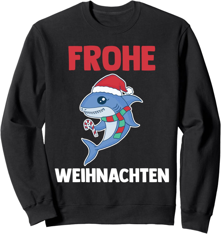 Weihnachts Hai Frohe Weihnachten Sweatshirt