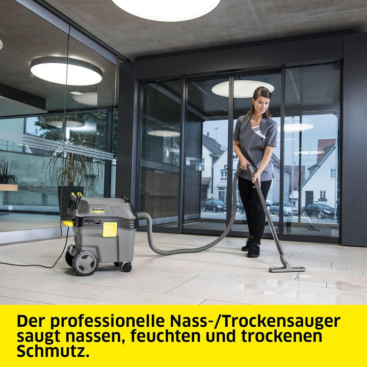 Kärcher NT 30/1 Ap L Nass- & Trockensauger, kompakt und hochwertig mit 1.380 W und 30 l Behälterinha