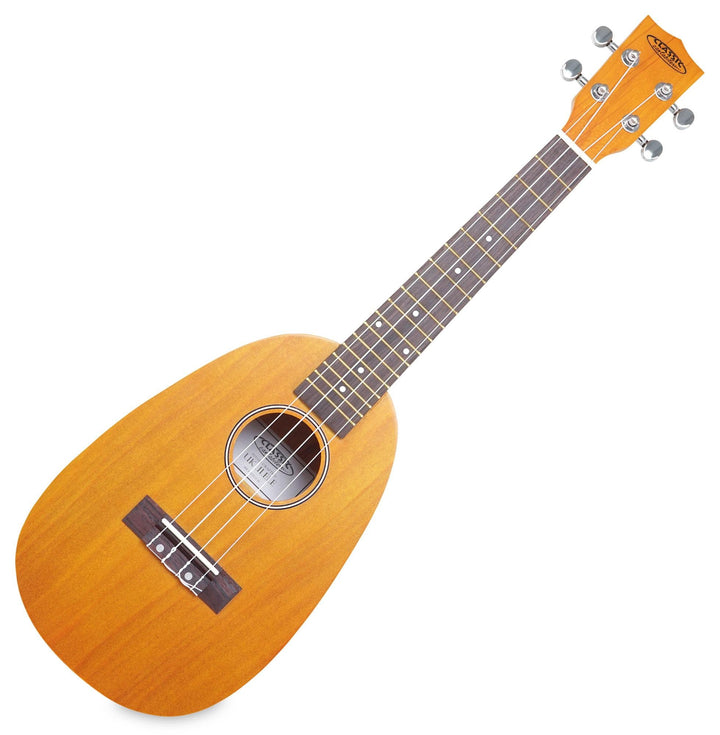 Classic Cantabile UC-240P NAT Konzert-Ukulele Pineapple (originelle Optik, 18 Bünde, edle Verarbeitu