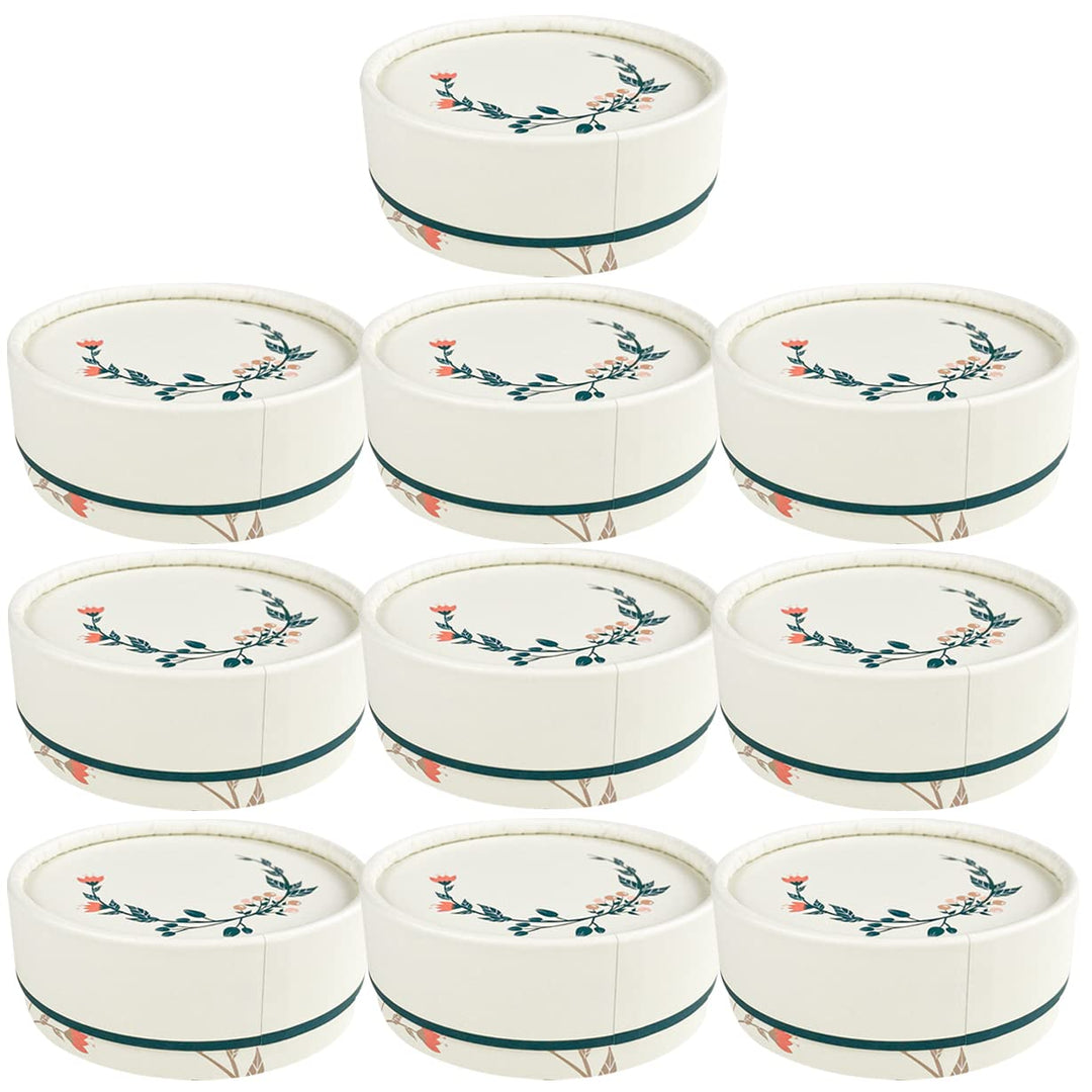 Wachsmann - leere Lippenbalsam Behälter - Kosmetiktiegel aus Pappe - 10 Stück | 80 ml 80ml | 5 Stück