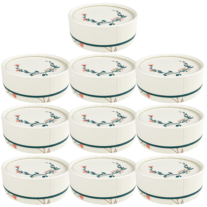 Wachsmann - leere Lippenbalsam Behälter - Kosmetiktiegel aus Pappe - 10 Stück | 80 ml 80ml | 5 Stück