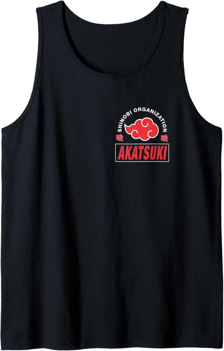 Naruto Shippuden Akatsuki Shinobi Organisation Tank Top