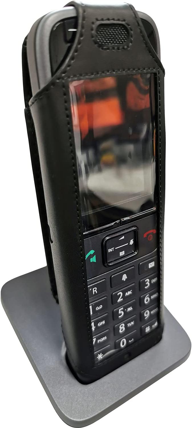 Gigaset Ledertasche mit festem Stahlgürtelclip für das S700H und Unify S6