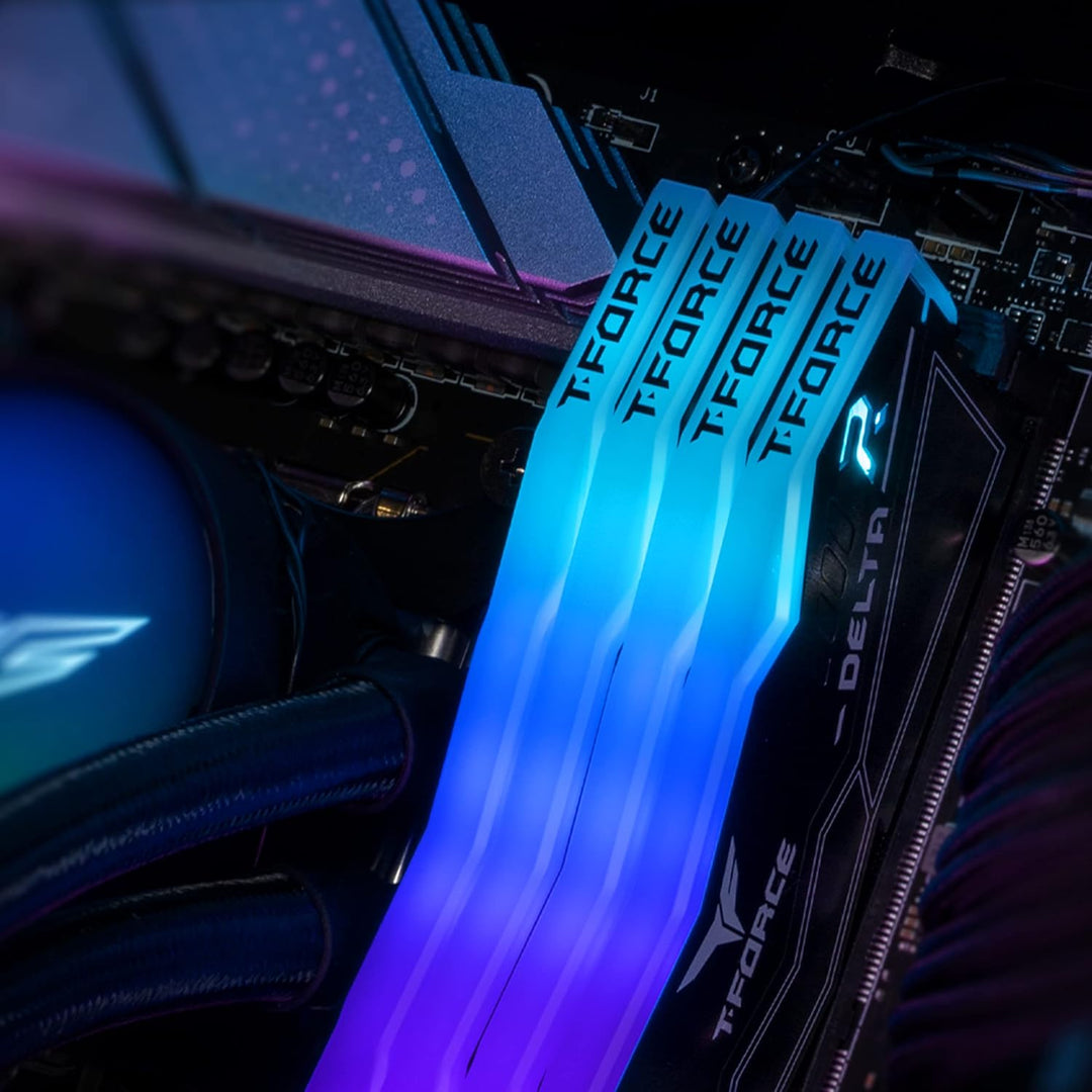 Team Delta RGB Black 32GB DDR5 7800-38, (2x16GB), FF3D532G7800HC38DDC01 32GB(2x16GB) DDR5 7800MHz 38