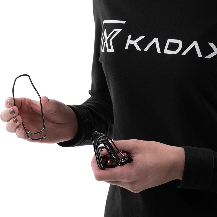 KADAX Spalierklammern Ø 11 mm, 30 Stück, Verbinder aus Stahl für Rankgitter, Tonkinklammern zur stab