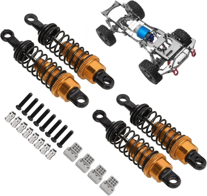 4 Stück 64mm/2.5 Zoll RC Auto Stossdämpfer Aluminium Legierung Material Stossdämpfer Dämpfer mit Sto