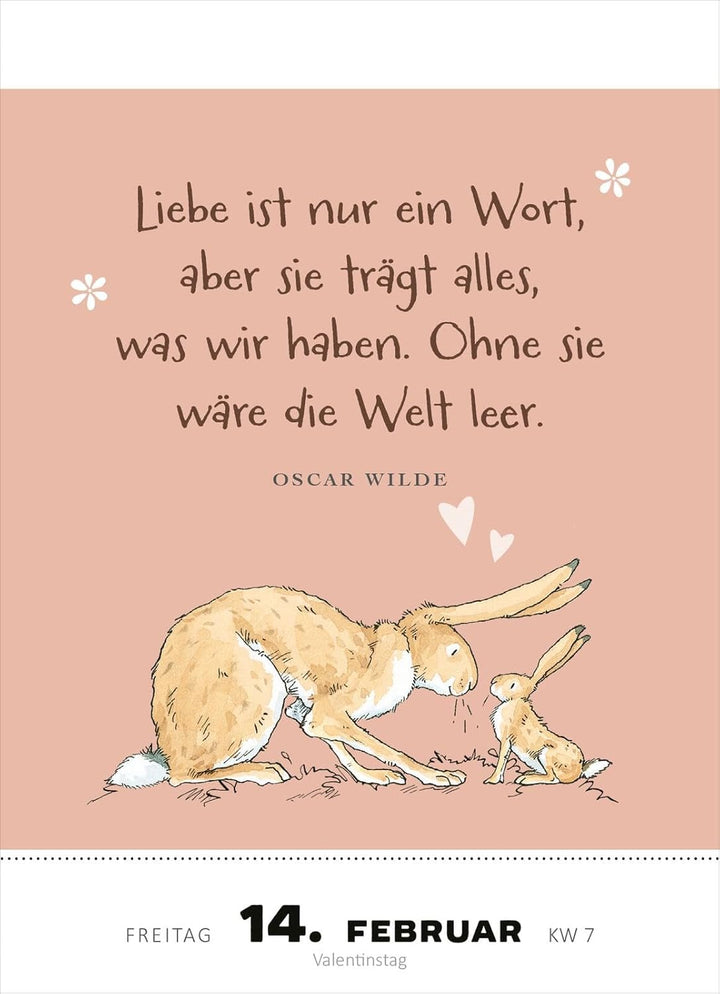 Abreisskalender Weisst du eigentlich, wie lieb ich dich hab? 2025: 365 Tage liebevolle Botschaften f