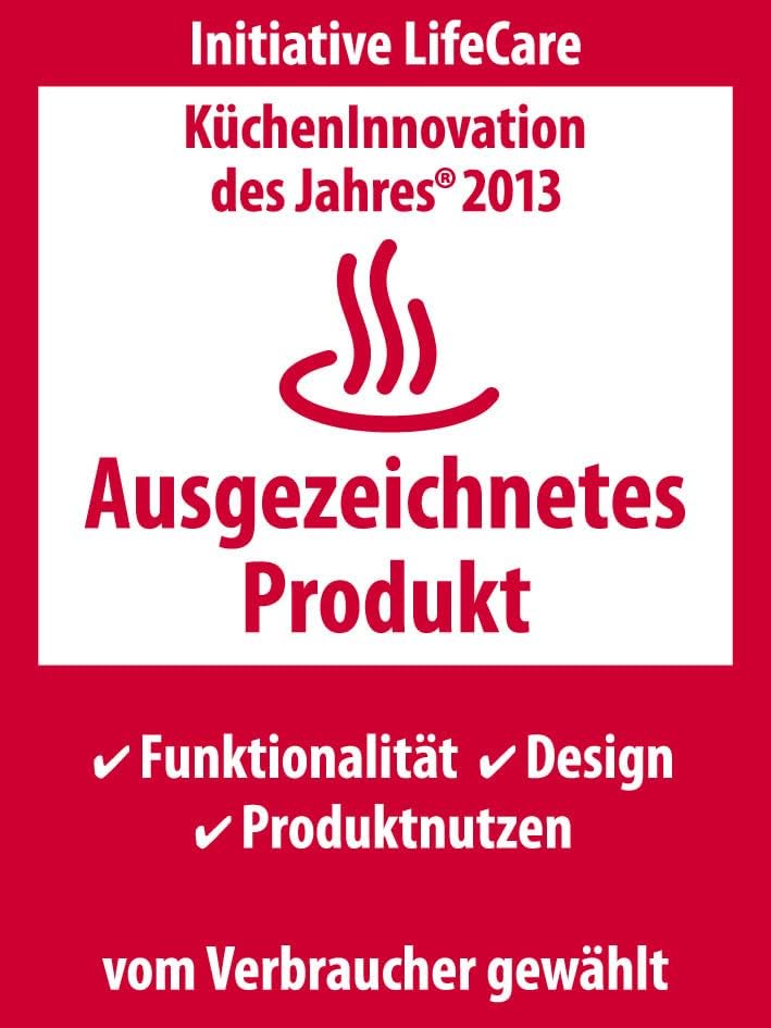 WENKO Turbo-Loc Küchenrollenhalter Trio - Befestigen ohne bohren, verchromtes Metall, 32.5 x 34 x 15