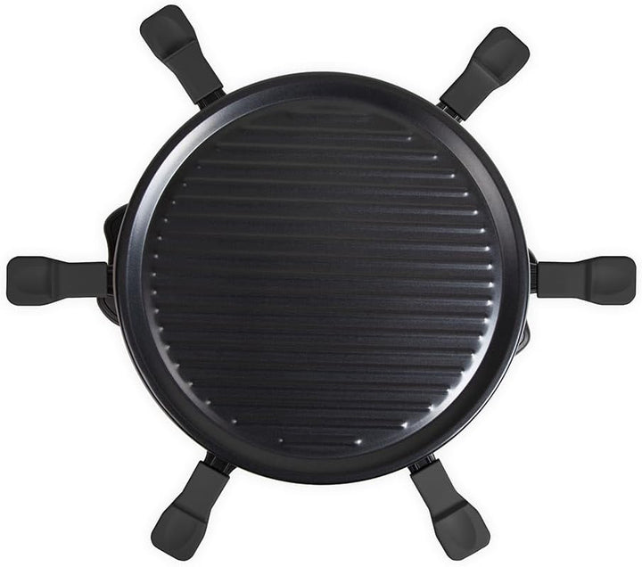 Onli - Raclette-Grill für 6 Personen ON1020N - 800W, abnehmbare Grillplatte, 29x29 cm, inklusive Zub
