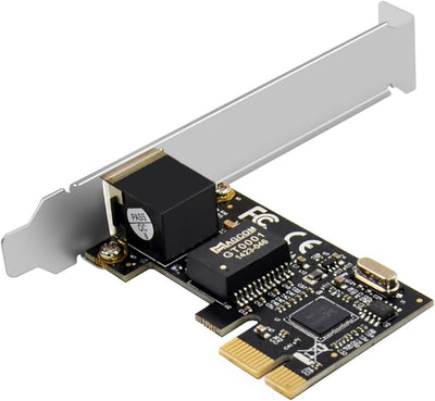 DriverGenius 1-Port Dual Profile PCI Express PCIe Gigabit Network Server Adapter NIC Card - PCIe NIC