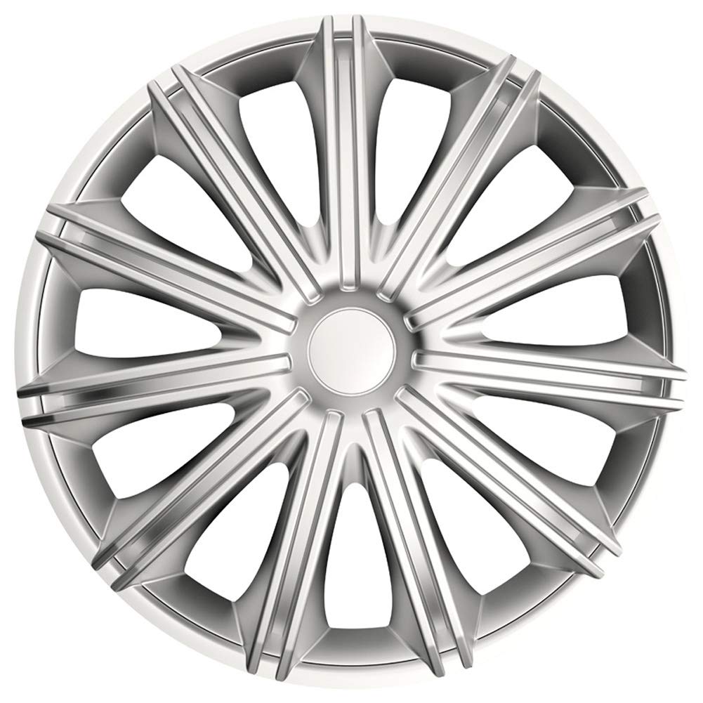 AUTO-STYLE Satz Radzierblenden Nero 13-Zoll Silber, Silber 13-inch