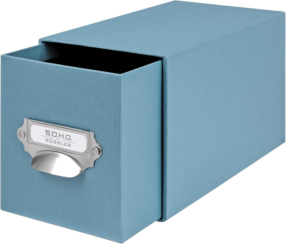 Rössler SOHO CD-Schubladenbox | Schubladen-Aufbewahrungsbox | Organizer mit Schublade | Storage Box