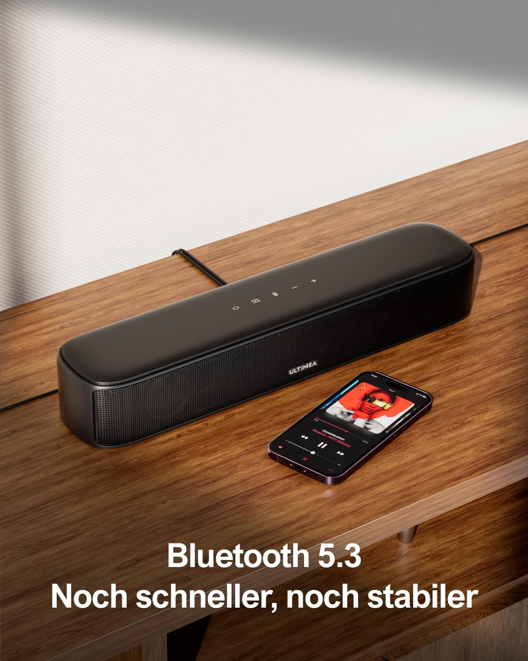 ULTIMEA 7.1ch Soundbar für TV Geräte, Surround Sound System für Heimkino mit App Steuerung, Soundbar