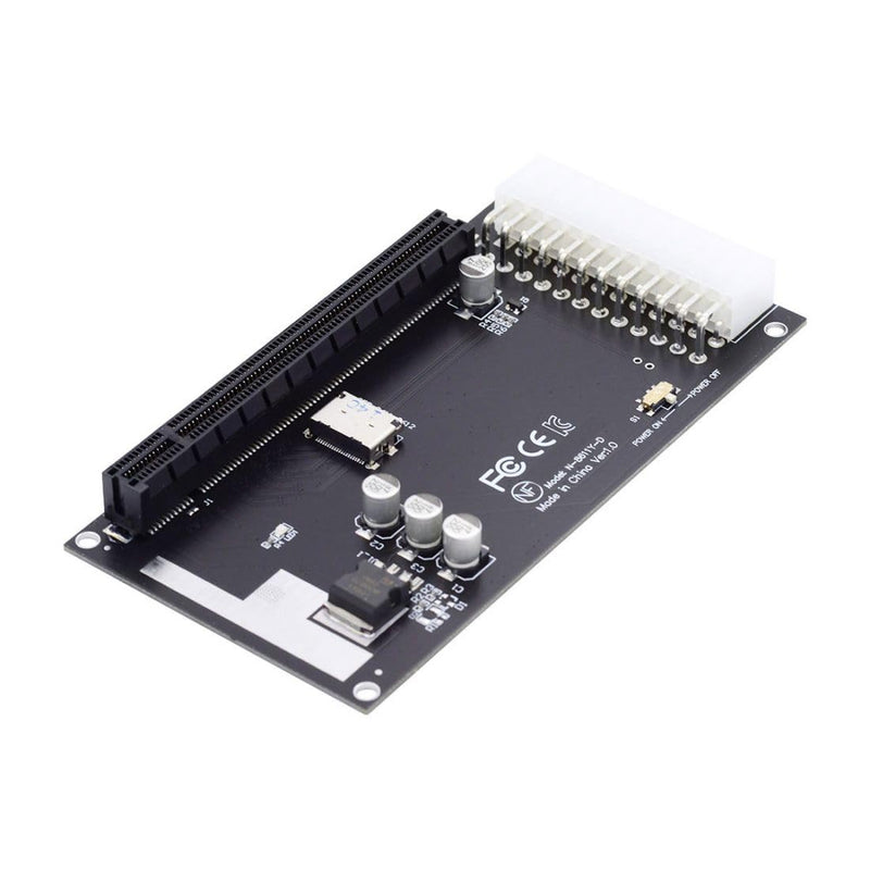 chenyang Oculink SFF-8612 4X auf PCIE X16 PCI-Express Adapter mit ATX 24Pin Power Port für Mainboard