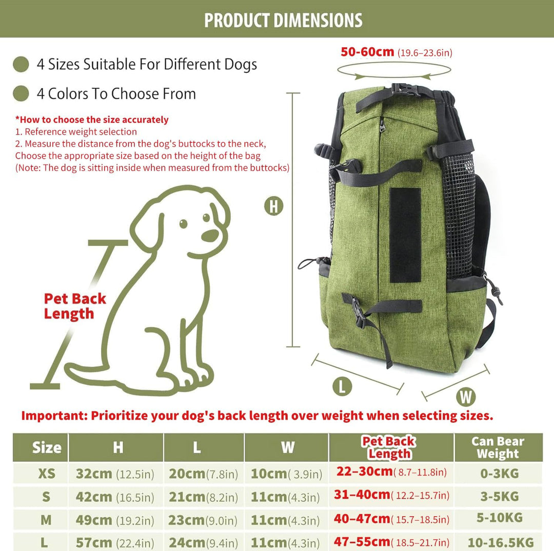 PETCUTE Hundetasche Hundetransporttasche Tragetasche für Hunde Katzen Wanderrucksack Seite Atmungsak