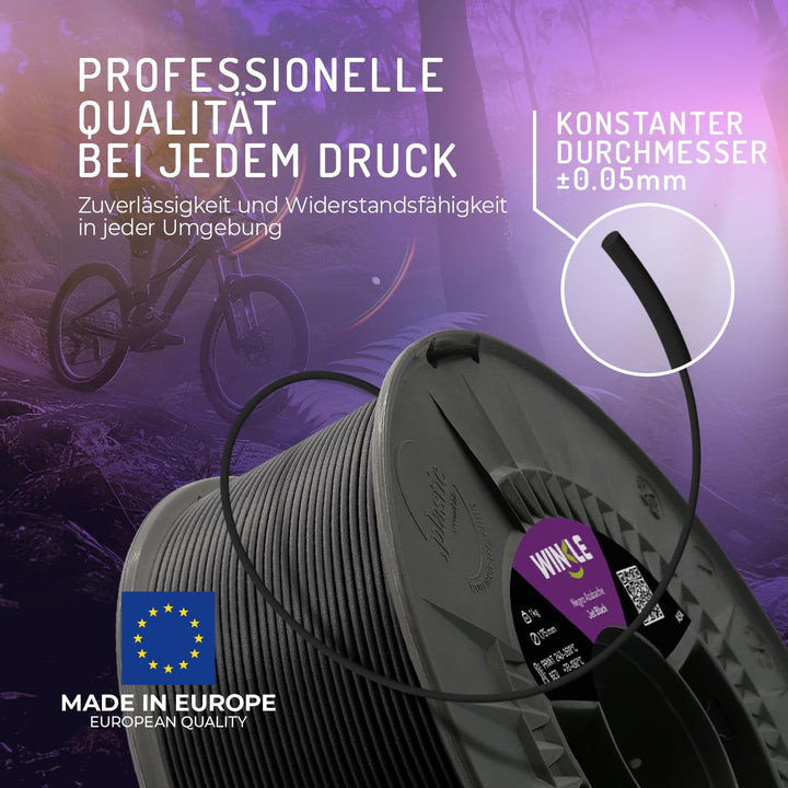 Winkle ASA Filament Aschegrau Griff 1,75 mm Filamentdruck 3D-Drucker 3D-Filament Farbe Aschegrau Spu