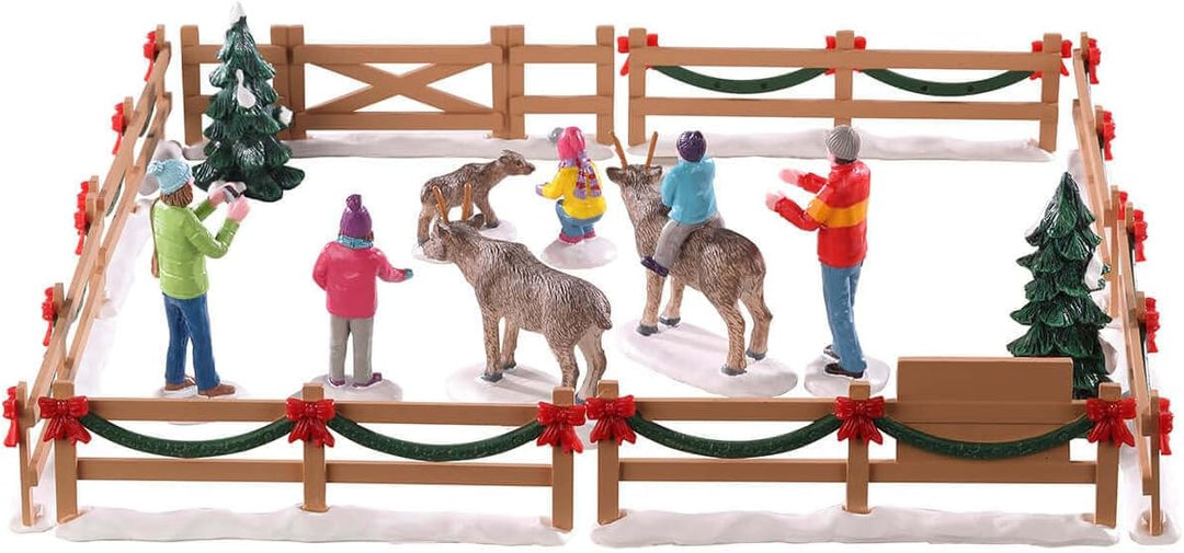 Lemax - Vail Village - Zubehör: Rentier Petting Zoo