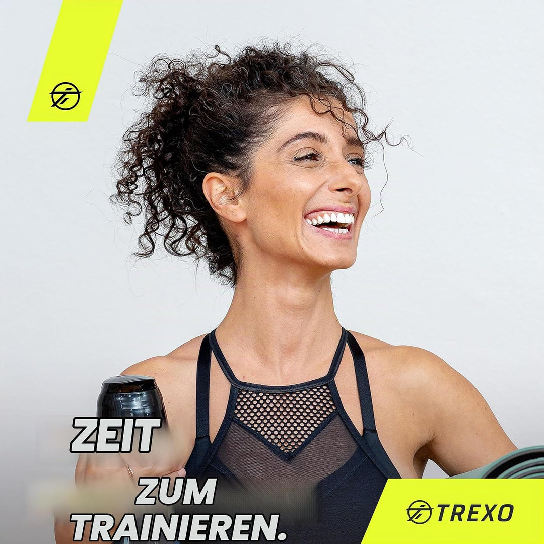 TREXO Stepper Für Zuhause - Aerobic Step mit 3-Stufiger Höhenverstellung, Fitness &amp; Sport - Training