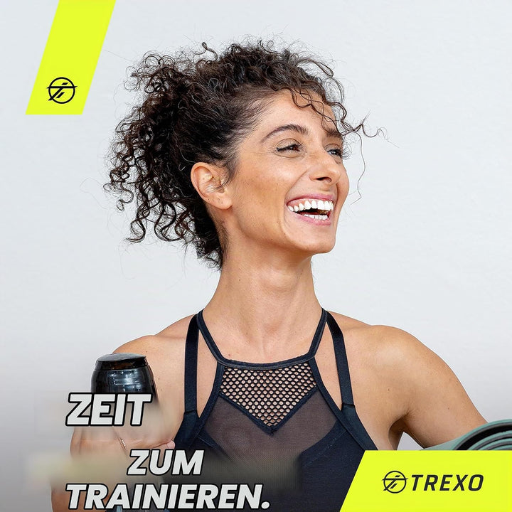 TREXO Stepper Für Zuhause - Aerobic Step mit 3-Stufiger Höhenverstellung, Fitness &amp; Sport - Training