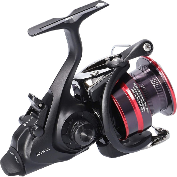 Daiwa 20 Ninja BR LT, Bite N 'Run Freespool Angelrolle, Frontbremse 5000-C, 5000-C