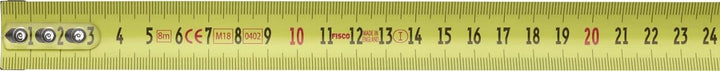 Massband 8m aus Stahl inkl. Gürtelclip I Made in UK I Genauifkeitsklasse I I Robustes & Ergonomische