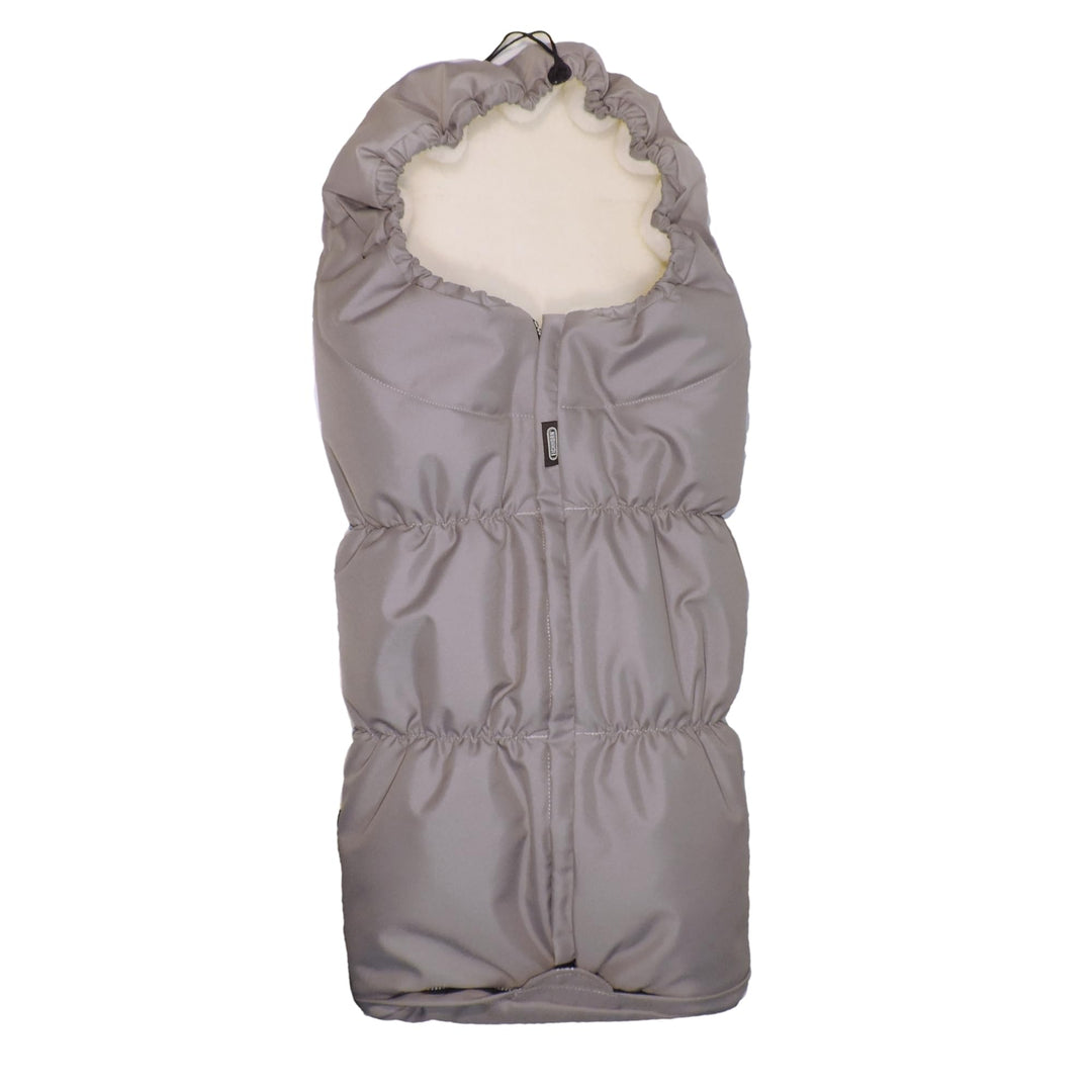 EICHHORN Kinderwagen Mumien Winterfusssack mit Teddyfutter (Silbergrau), silbergrau