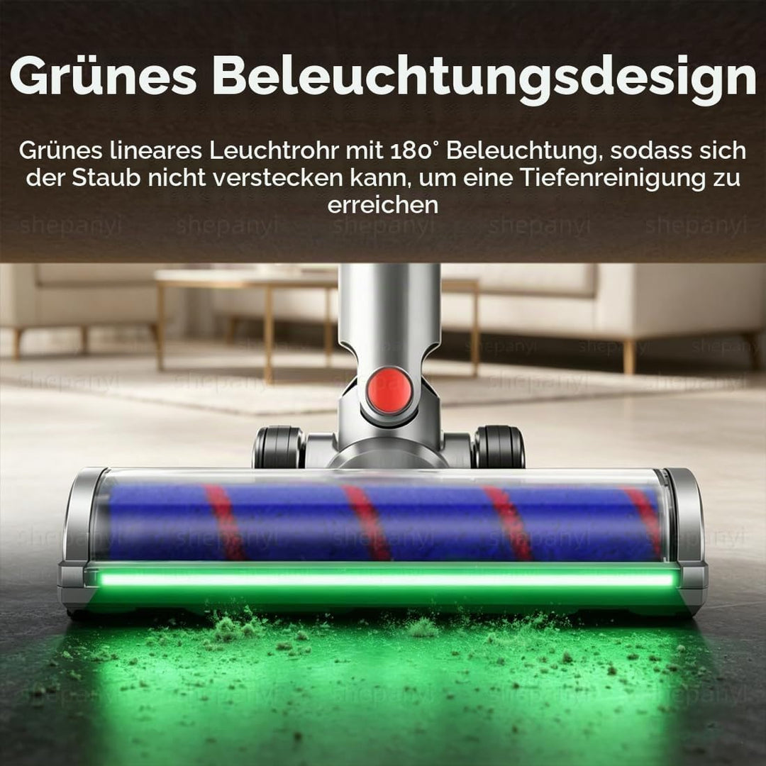 LED Bürste Bodendüse kompatibel für Dyson V12 Detect Slim, Ersatzbürste Bürsten Zubehör, Soft-Roller