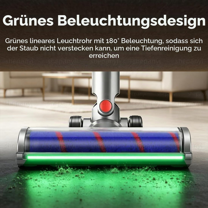 LED Bürste Bodendüse kompatibel für Dyson V12 Detect Slim, Ersatzbürste Bürsten Zubehör, Soft-Roller
