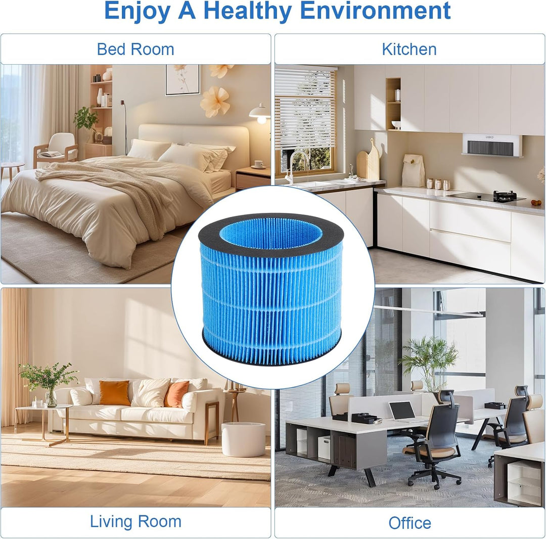 Ersatzfilter Filter Luftfilter Kompatibel mit Philips HU3918, HU3916, HU3915, HU2718, HU2716 Luftbef
