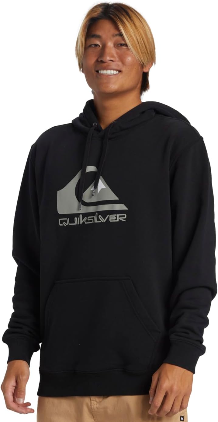 Quiksilver - Big Logo Fleece Top Schwarz M, Schwarz M